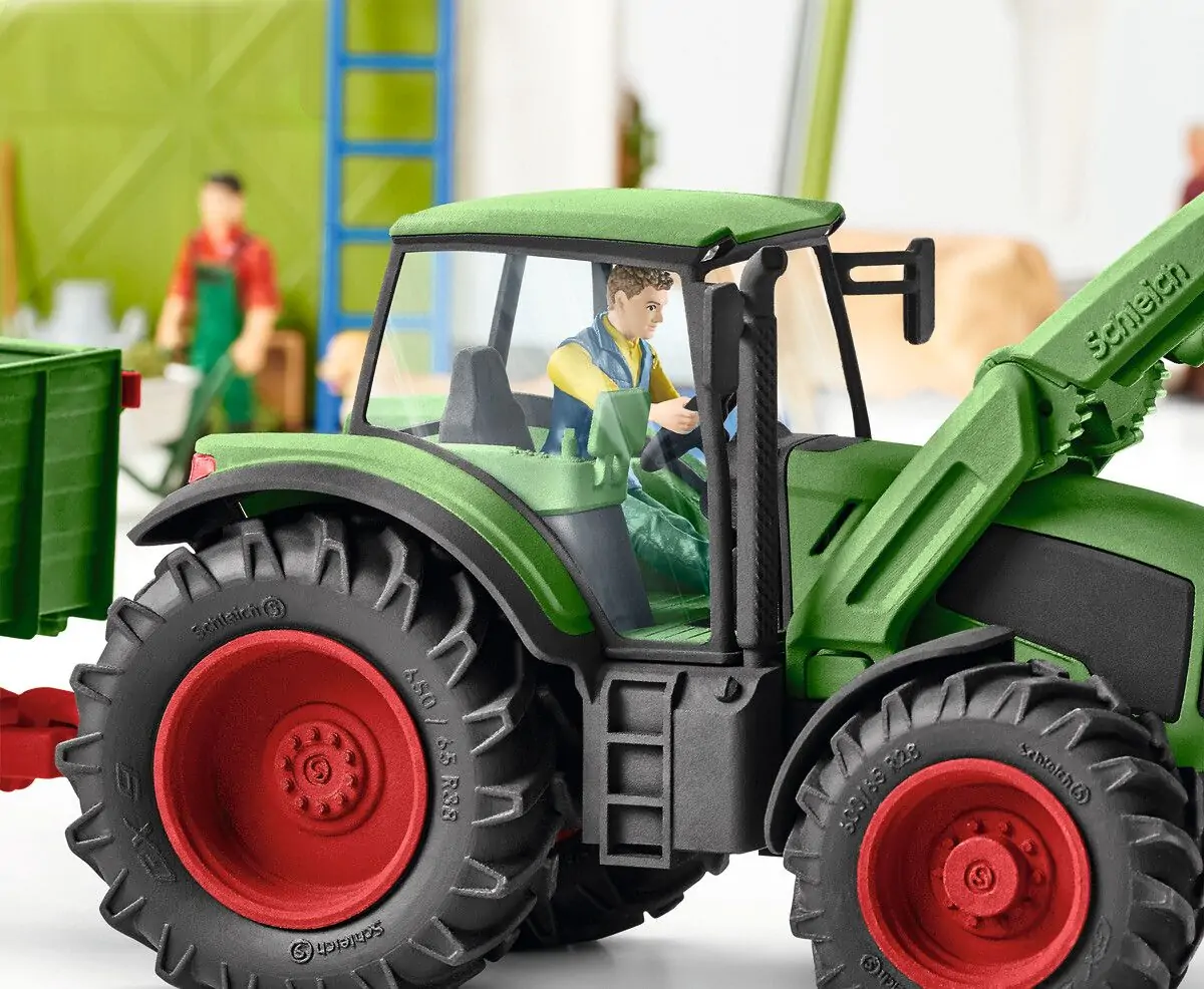 Schleich Farm World - Traktor Med Anhænger - 42379 4 Schleich Farm World - Traktor Med Anhænger - 42379 - Billede 2