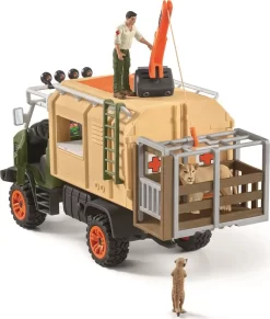 Schleich Wild Life - Stor Lastbil Til Dyreredning - 42475 -Legetøjsland schleich wild life animal rescue large truck 42475 587630 3