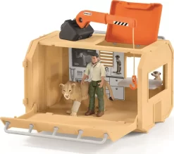 Schleich Wild Life - Stor Lastbil Til Dyreredning - 42475 -Legetøjsland schleich wild life animal rescue large truck 42475 587630 5