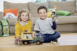 Schleich Wild Life - Stor Lastbil Til Dyreredning - 42475 -Legetøjsland schleich wild life animal rescue large truck 42475 587630 7