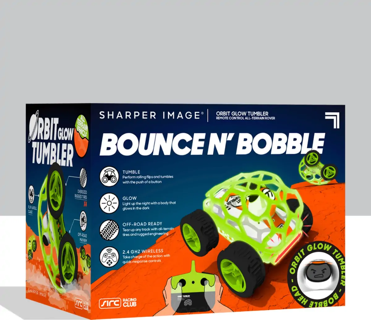 Sharper Image - Fjernstyret Bil - Orbit Glow Tumbler 8 Sharper Image - Fjernstyret Bil - Orbit Glow Tumbler - Billede 6