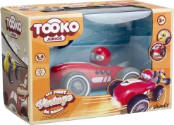 Silverlit Tooko Junior - Fjernstyret Racerbil - My First Vintage - Rød -Legetøjsland silverlit my first rc racer style roed 562401 1