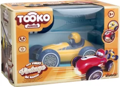 Silverlit Tooko Junior - Fjernstyret Racerbil - My First Vintage - Gul -Legetøjsland silverlit my first rc racerstyle gul 562402 1