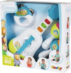 Smoby - Musikinstrumenter Til Baby - Sæt Inkl. Ukulele, Tamburin Og Maracas -Legetøjsland smoby musikinstrument saet 473580 2