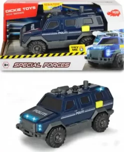 Dickie Toys - Politibil Legetøj Med Lys Og Lyd - Special Forces - 1:32