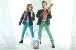 Stars Karaoke Anlæg Med Mikrofon - Hvid -Legetøjsland stars karaokemaskine hvid 521637 1