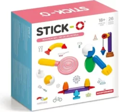 Stick-O - Rolleleg Legetøj Sæt Til Baby - 26 Dele