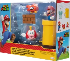 Super Mario Legetøj - Sparkling Waters Diorama Legesæt - 5 Dele -Legetøjsland super mario 25 sparkling waters diorama saet 600807 7