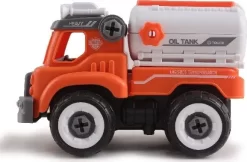 Fjernstyret Lastbil Med Tank - Med Lyd Og Skruetrækker - Contruck 17 Fjernstyret Lastbil Med Tank - Med Lyd Og Skruetrækker - Contruck -Legetøjsland tank truck rc diy with sound 572297 7