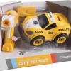 Fjernstyret Taxa Bil Med Lyd - City Tourist - Contruck -Legetøjsland taxi rc diy with sound 572299