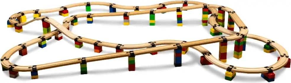 Toy 2 Track Connectors - Basis Connectors - 50 Dele 5 Toy 2 Track Connectors - Basis Connectors - 50 Dele - Billede 3