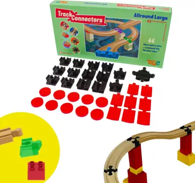 Toy2 Track Connectors - Allround Large - 33 Dele 3 Toy2 Track Connectors - Allround Large - 33 Dele