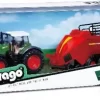 Bburago - Fendt Traktor - Die-Cast Metal - 10 CM -Legetøjsland tractor wbale lifter fendt 1050 vario 10cm green 18 31663 572167