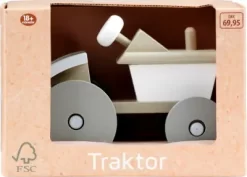 Legetøjs Traktor I Træ