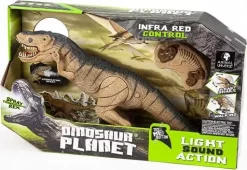 Fjernstyret Dinosaur Legetøj Med Lys Og Lyd - T-Rex - 46 CM - Dinosaur Planet -Legetøjsland tyrannosaurus rc wspray light sound big size 571616 6