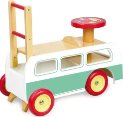 Vilac - 2-I-1 Gåbil Og Gåvogn - Retro Bus - 44 CM 6 Vilac - 2-I-1 Gåbil Og Gåvogn - Retro Bus - 44 CM -Legetøjsland vilac gaavogn 2 i n retro bus 1011 384366 2