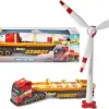 Dickie Toys - Lastbil Med Vindmølle - 1:16 -Legetøjsland volvo fh16 lastbil inkl vindmoelle mlys og lyd 40cm 554174