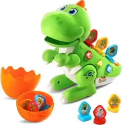 Vtech Dino Robot Legetøj Til Baby - Baby Lær Og Dans - Dansk -Legetøjsland vtech baby laer dans dino dansk 510101 3